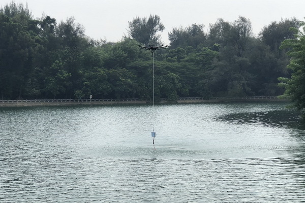 水庫水質前瞻治理監測 無人機水質採樣