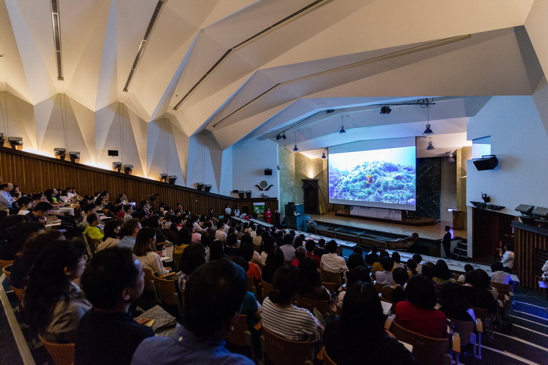 今年頒獎典禮特地放映由台達製作,全球第一部8K高畫質環境紀錄片「水起.台灣」