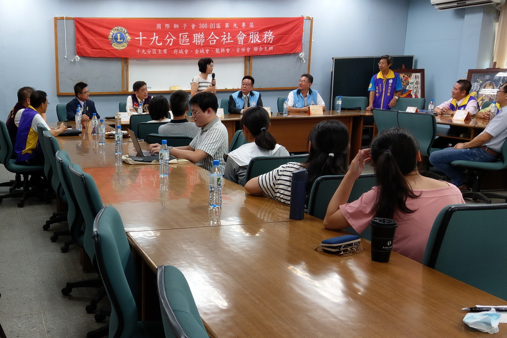 國際獅子會共捐贈9萬元予成大附工